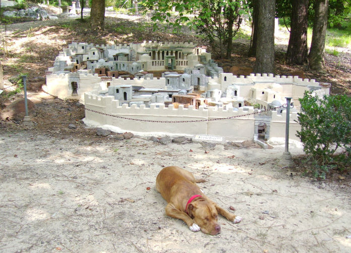 Replica of the Holy Land Jericho restoration project